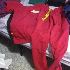 Wonderwink Red Scrub Set - M
